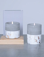 led flameless wax candle